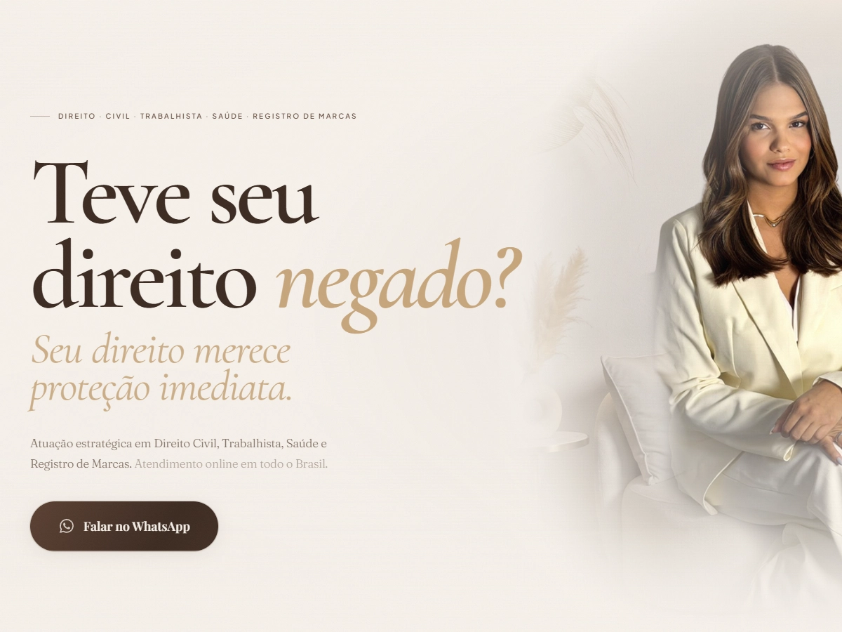 Imagem do projeto Website Dara Guimarães Advocacia